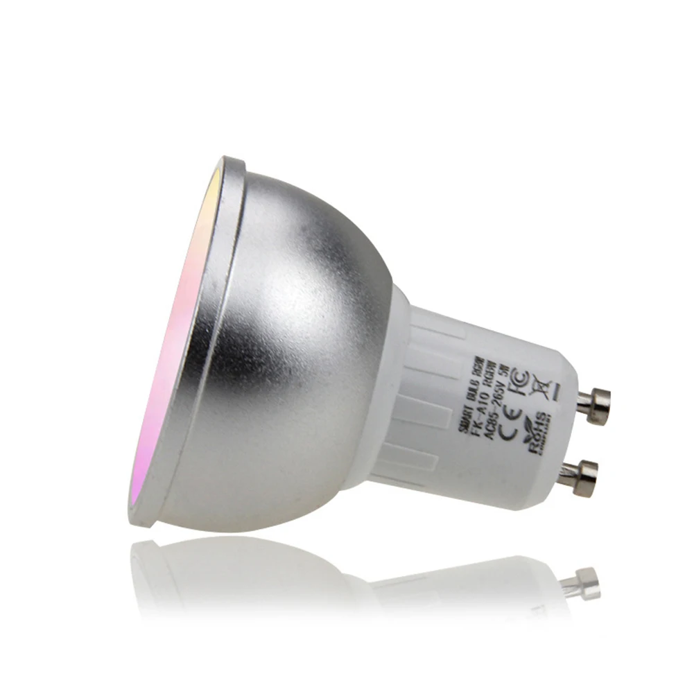 5 Вт GU10 домашняя RGB светодиодная умная лампа смартфон управляемая дистанционный