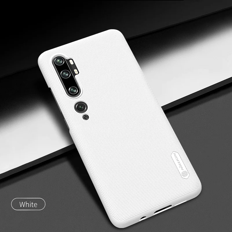 Для xiaomi mi note 10 чехол NILLKIN матовый PC Матовая жесткая задняя крышка Подарочный