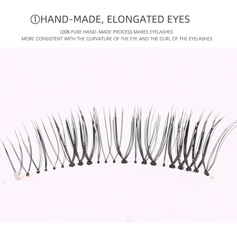 Zoreya Handmade Sharpen 3/5Pairs 3D False Mink Eyelashes Natural Thick Long Eye Lashes Wispy Makeup Beauty Extension Tools Zoreya Handmade Sharpen 3/5Pairs 3D False Mink Eyelashes Natural Thick Long Eye Lashes Wispy Makeup Beauty Extension Tools
