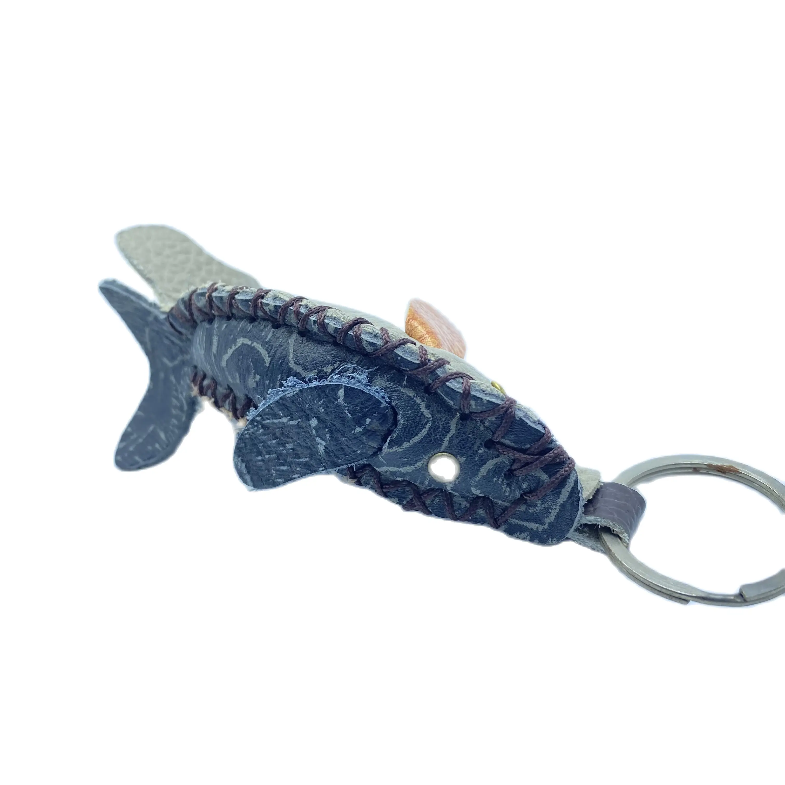 Random Color Creative Handmade Leather Dolphin Keychain Birthday Gift Porpoise KeyChains Charm Fish Backpack Pendant Gift-giving | Украшения