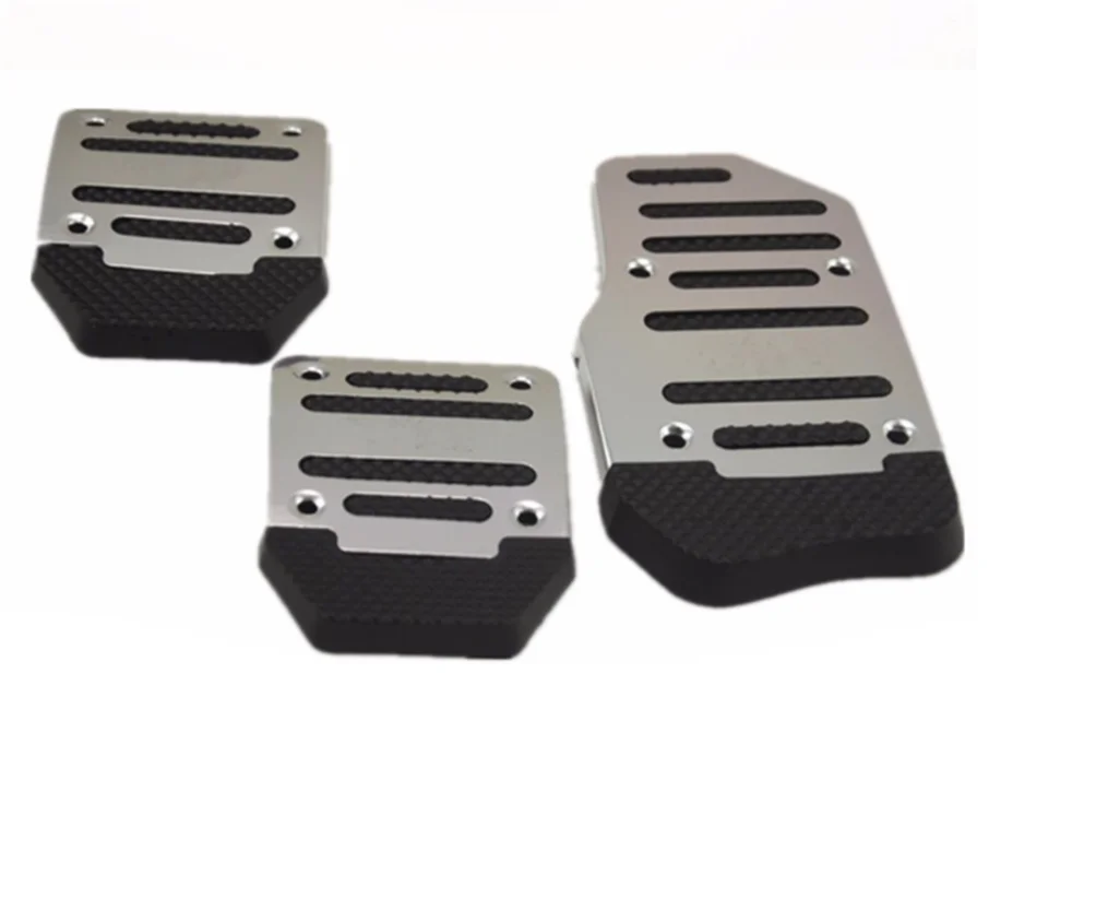 Universal aluminum alloy manual transmission anti-skid car pedal set for Chevrolet Impala Chaparral Blazer Traverse Tahoe