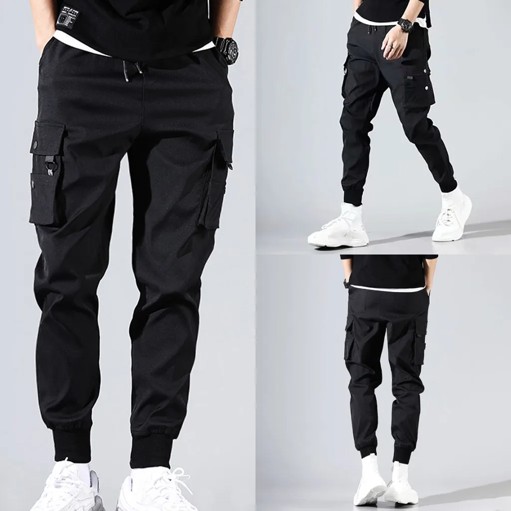 

Men's New Style Splicing Disassemblable Pants And Two-Piece Overall Fashion Pant overalls men cargo pants mens pants fashions