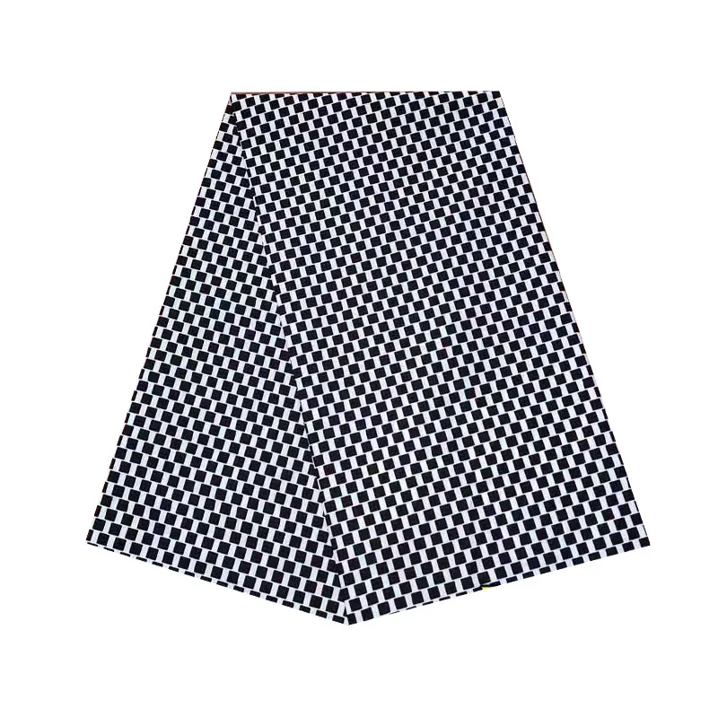 Самая изящная дизайнерская парафинированная ткань с кружевом, принты из ткани Анкара, голландский блочный воск, женский хлопок, 6 ярдов/шт, мягкий V-L 704