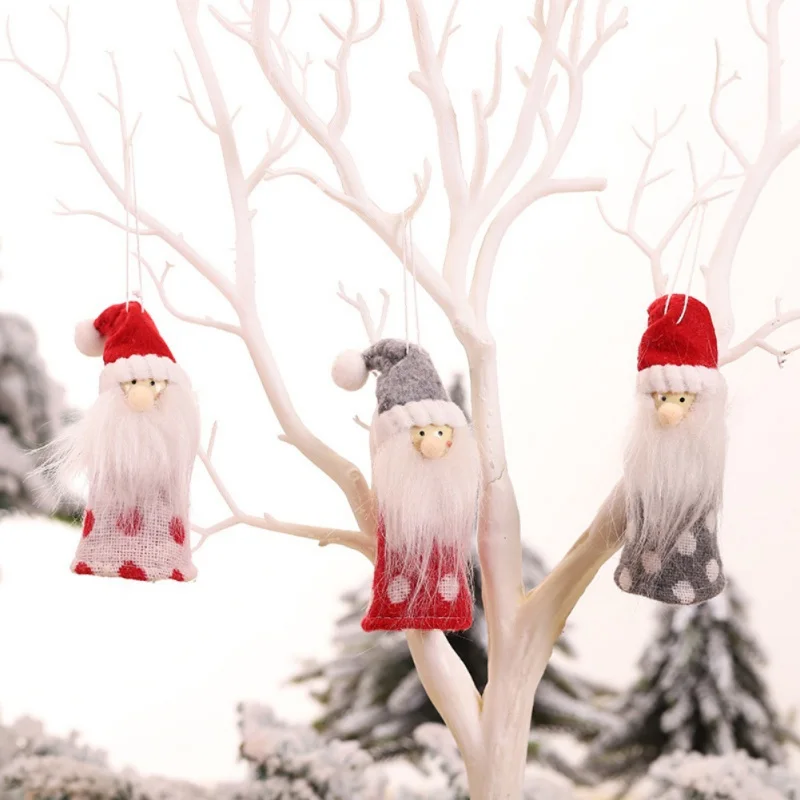 

Long Beard Doll Christmas Pendants Decorative Hanging Figurine Ornaments Holiday Gift Decorations Christmas pendant