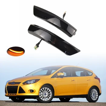 

Dynamic Blinker LED Side Mirror Sequential Indicator Turn Signal Light For Ford MK2 08-11 facelift Focus 3 MK3 3.5 Mondeo MK4