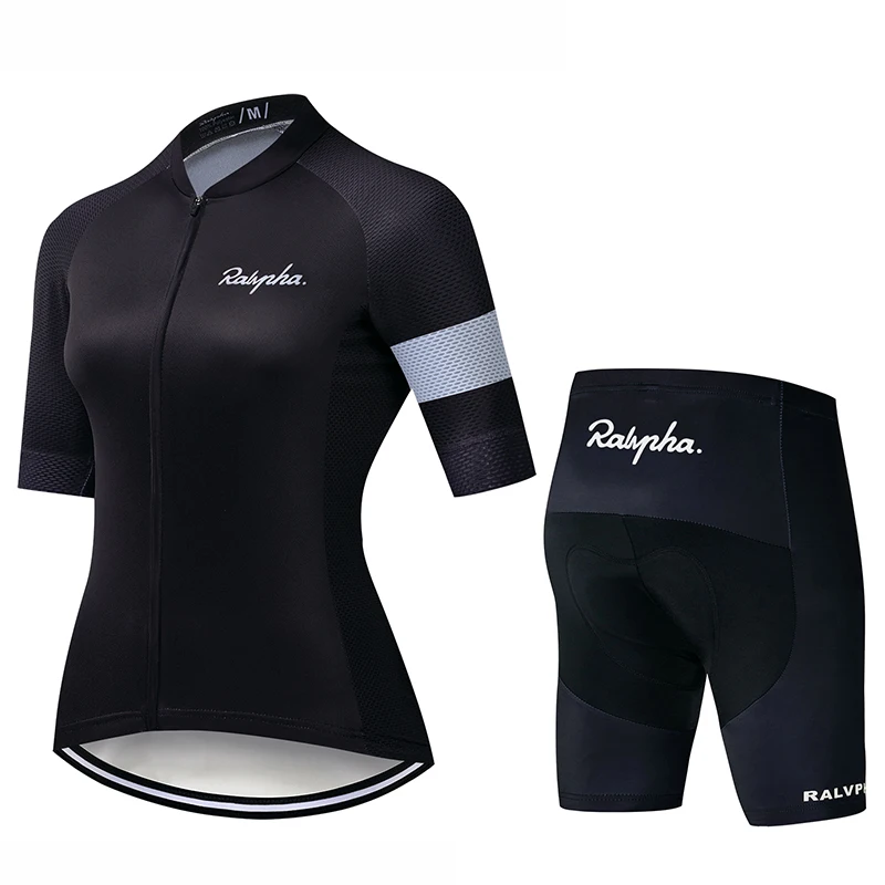 Велосипедная одежда Raphaful 2021 Pro Team Ropa Ciclismo Mujer с коротким рукавом Велоспорт Джерси