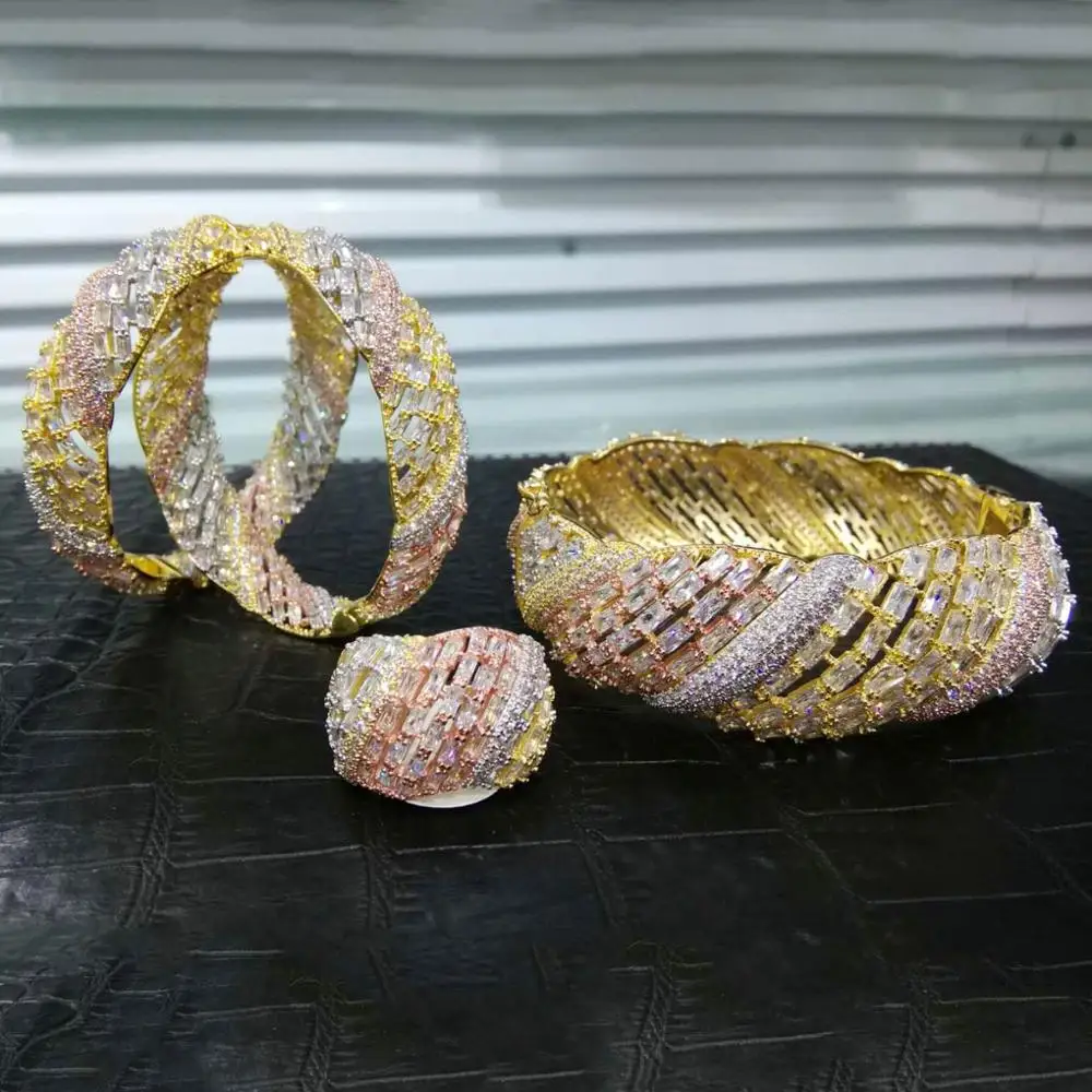 3 шт. женский ювелирный комплект из браслета серёг и кольца | Украшения аксессуары