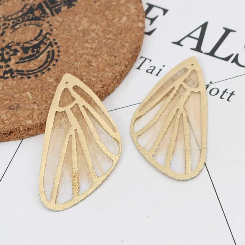 5PCs 3-6cm DIY Schmuck Ohrringe, Die Entdeckungen Zubehör Gradienten Schmetterling Flügel Anhänger Mit Loch Charme Für DIY Handwerk Versorgung – Detail 6