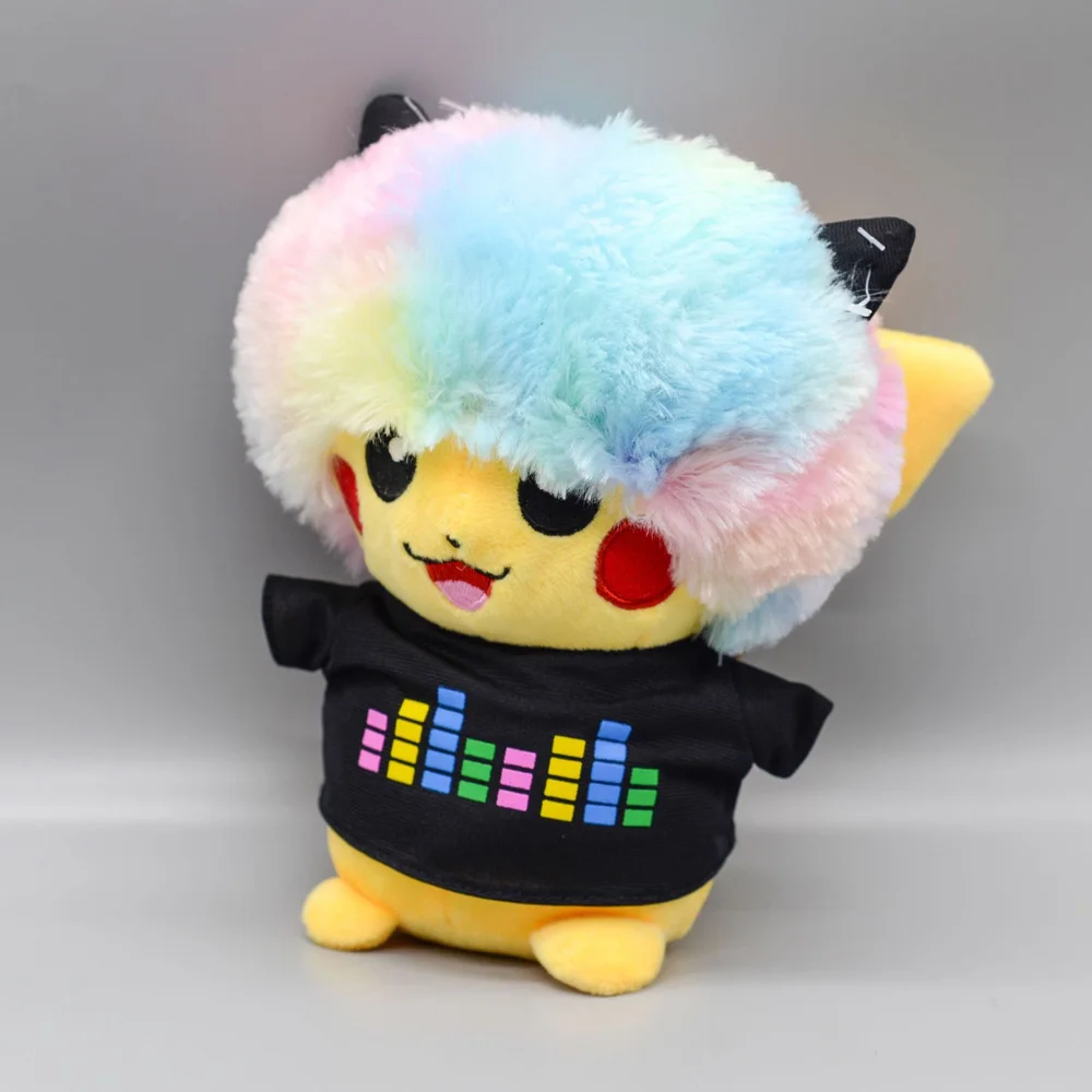 Takara Tomy плюшевые куклы Покемон DJ Пикачу 2 шт. тиктокс игрушки мягкие PP Хлопок Карманный Монстр 20 см