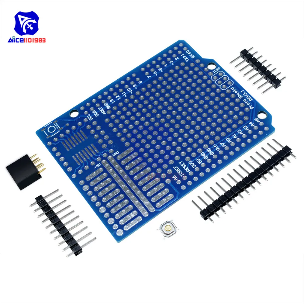 Diymore Proto винтовой щит A6 A7 плата расширения для Arduino PCB Board | Электронные компоненты и