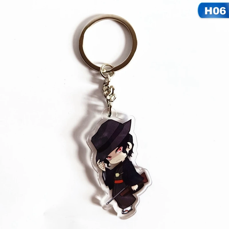 Lovley Demon Slayer Kimetsu no Yaiba брелок косплей брелоки Аниме косплей для девочек и мальчиков - Цвет: KEY4885H06
