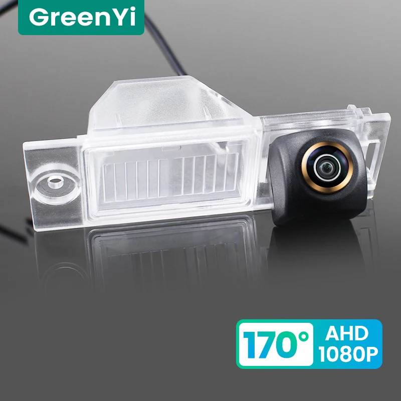 GreenYi 170° HD 1080P Car Rear View Camera for Hyundai Tucson IX35 2015 2016 Night Vision Reverse Reversing 4 pin Vehicle AHD