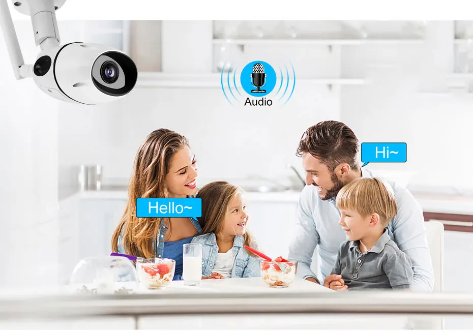 HD 5 мегапиксельная Wi Fi IP камера ONVIF 1080P беспроводная проводная CCTV цилиндрическая