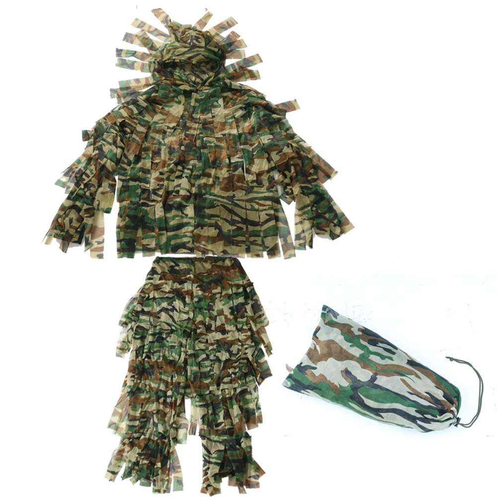 Girl Boy Invisible Gift Forest Hunting Shooting Lightweight Outdoor Suit Children Elastic Waist Camouflage Training Portable Girl Boy Invisible Gift Forest Hunting Shooting Lightweight Outdoor Suit Children Elastic Waist Camouflage Training Portable