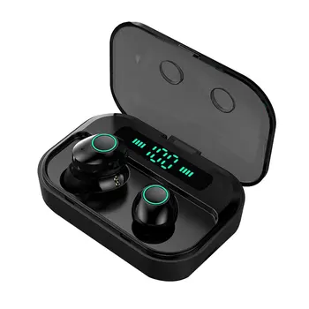 

True Wireless Stereo Earphones Waterproof Bluetooth 5.0 Earphone TWS 3600mAh Earbuds with Microphone