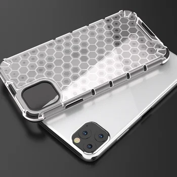 

30pcs/lot For iPhone SE 2020 Anti-Shock Case Honeycomb Series Hybrid Case For iPhone 11 Pro Max