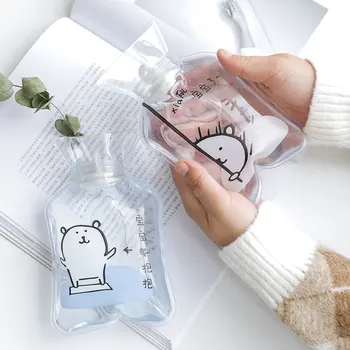 

1 Set 5 Pcs PVC Hot Water Bags Cartoon Mini Hand Warmers Mini-Hot Water Bag Filled With Water Bag F Trumpet Hand Warmer