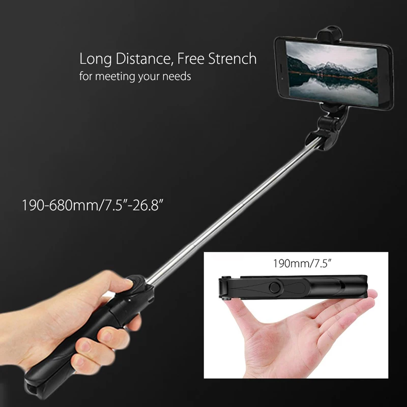 Bluetooth Selfie Stick Tripod Portable Wireless Control Monopod Handheld Selfie Stick For iPhone 11 7 Samsung Xiaomi Selfiestick