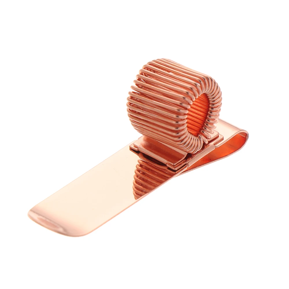 Single Rose Gold 1 шт. одноместный/двухместный/тройной отверстие металлическая пружина для ручек держатель с зажимом для кармана врач-медсестра форма ножка рейсфедера - Цвет: Single Rose Gold