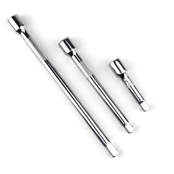 

3x Socket Extender Drive Ratchet Wrench Tool Bar Auto Repair Extension Steel Set