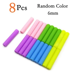 Vibrant Reusable Eco-Friendly Stainless Steel Straw Set - 10 Colorful Straws (8Pcs Silicone Tips)