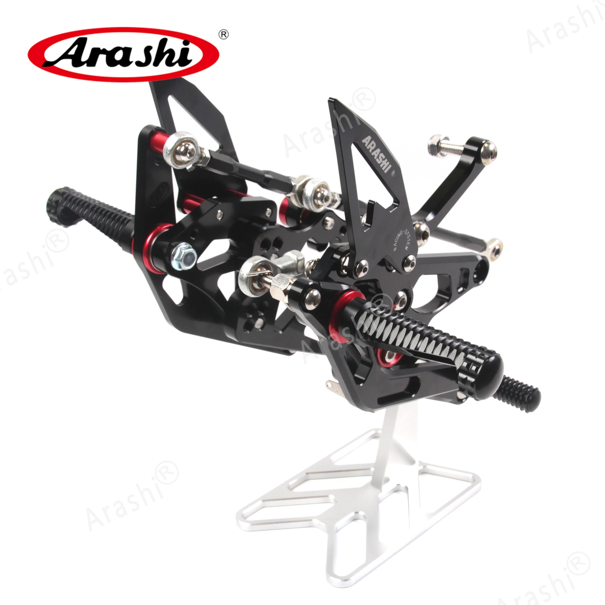 Arashi мотоциклетные наездники подножки для YAMAHA YZF-R1 2004-2005 ЧПУ Регулируемые подножки Rearset подножка YZF R1 2004 2005 2006