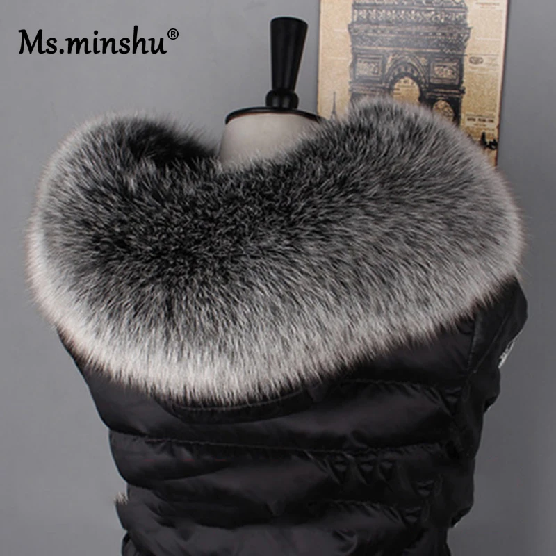 US $28.00 MsMinshu Custom Made Fox Fur Collar