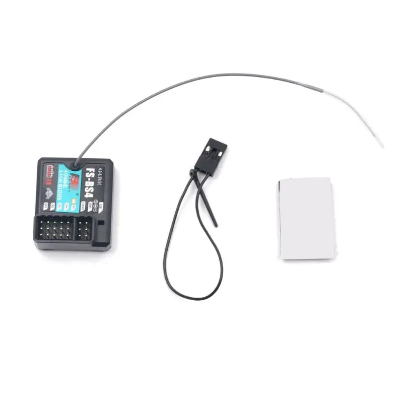 

2.4G 4CH FS-BS4 Receiver With built-in Gyroscope For FS-GT5 FS-IT4S RC Controller 634F