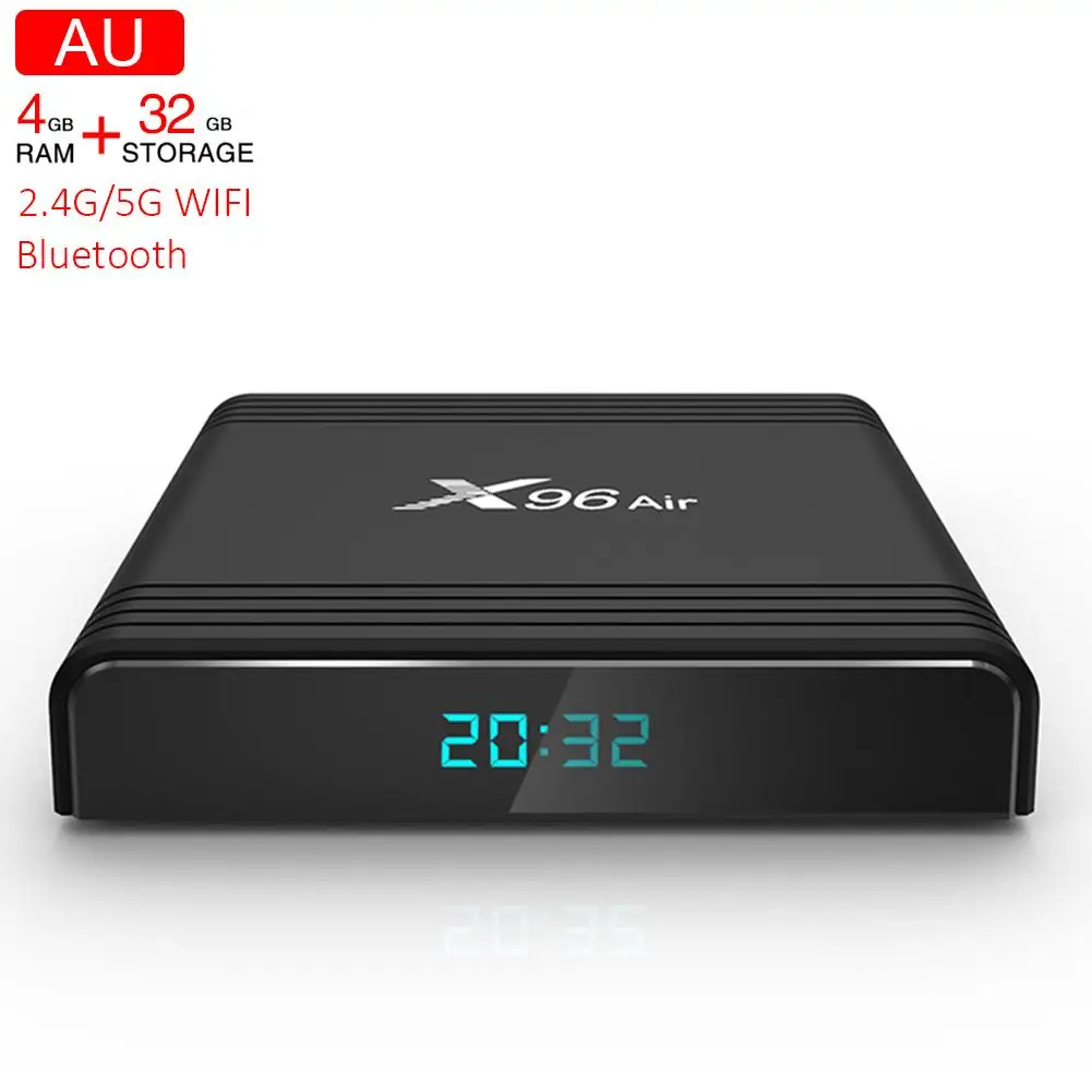 8 Smart tv Box 4K 64 бит четырехъядерный видео плеер 2,4G 5G wifi телеприставка для Android 9,0 операционная система - Цвет: 8