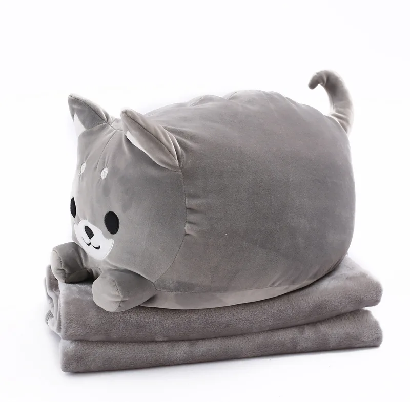 

Comfortable down Cotton Sitting Dog Pillow Office Airable Blanket Soft Back Cushion