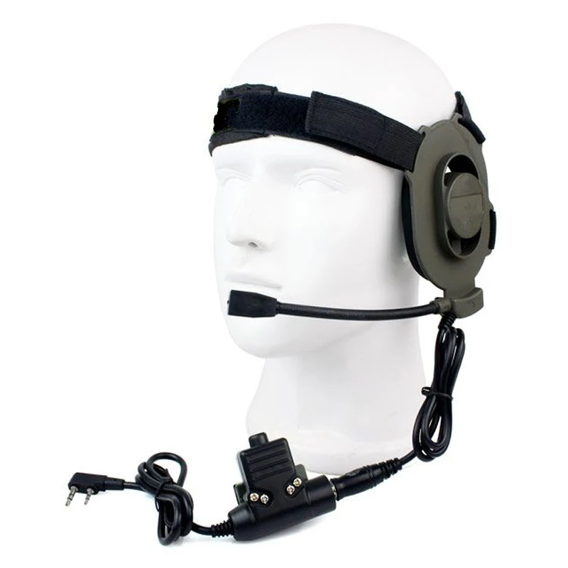 Tactical Bowman Elite II Headset Earpiece, U94 Headphone for Kenwood TYT Baofeng, UV-5R, UV-6R, BF-999S, BF-888S, Walkie Talkie