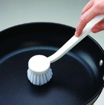 

Handle wash pot brush soft nylon bristles do not stick oil pan cleaning brush brush pot dishwashing brush