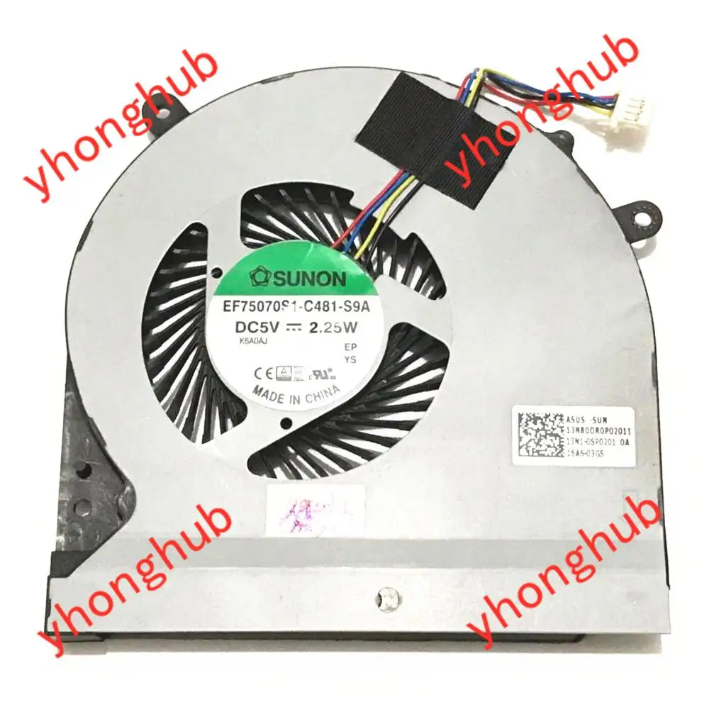 SUNON EF75070S1 C481 S9A GL502 GL502VM GL502VML FX60VM Сервер вентилятор