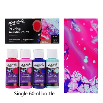 

60ML Pigment Acrylic Paint Set Fluid Marbling Paint Acrylic Pouring Medium Drawing Tool For Artist DIY Art Supplies