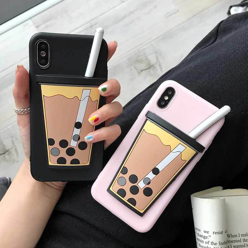3D силиконовый чехол для телефона с молочным чаем карамельного цвета Huawei Mate30 Pro Mate