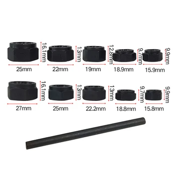 

11Pcs Extractor Tools Socket Anti-corrosion Black Removal Wear resistance