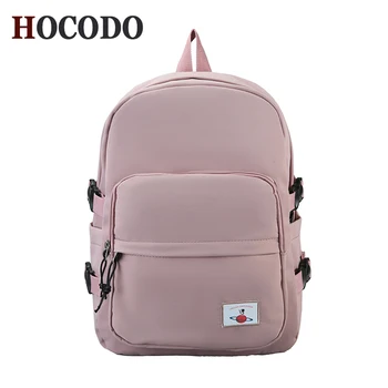 

Fashion Women Backpack Students nylon Shoulder Bag School Bag Girl Travel Tote Backpack Solid Color Large School Bag Bagpack