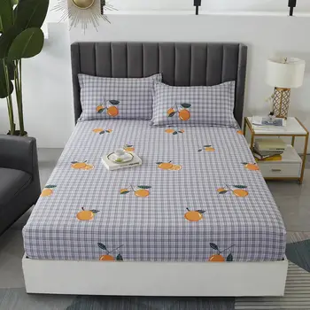 

Papa&Mima Cotton Fitted Sheet Printed Mattress Cover Protector