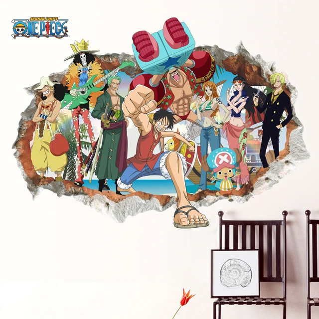 Dekorasi Dinding 3d Sticker One Piece