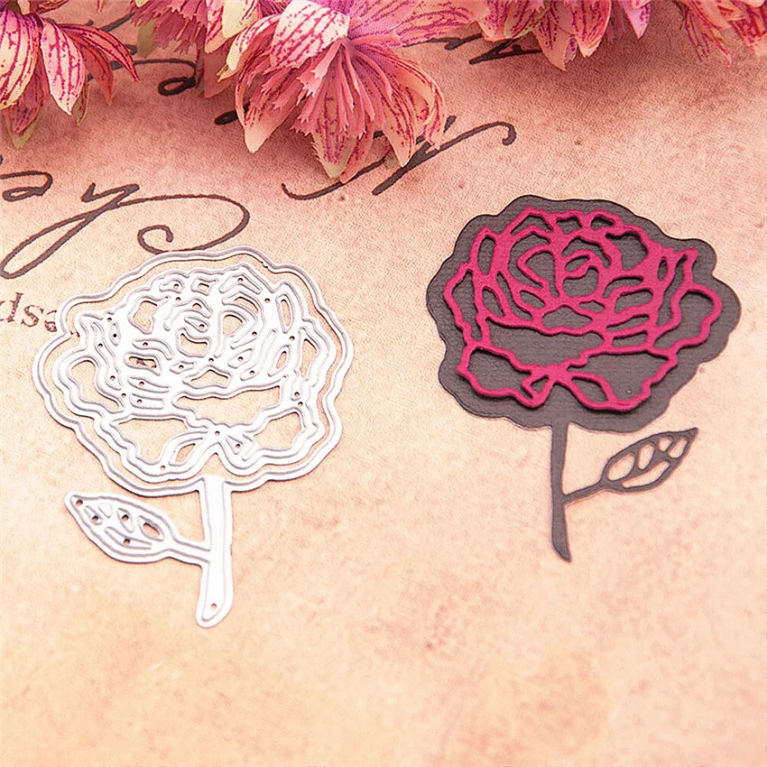 5x6.6cm The Roses Scrapbooking Diy Embossing Mother's Day Paper Dies