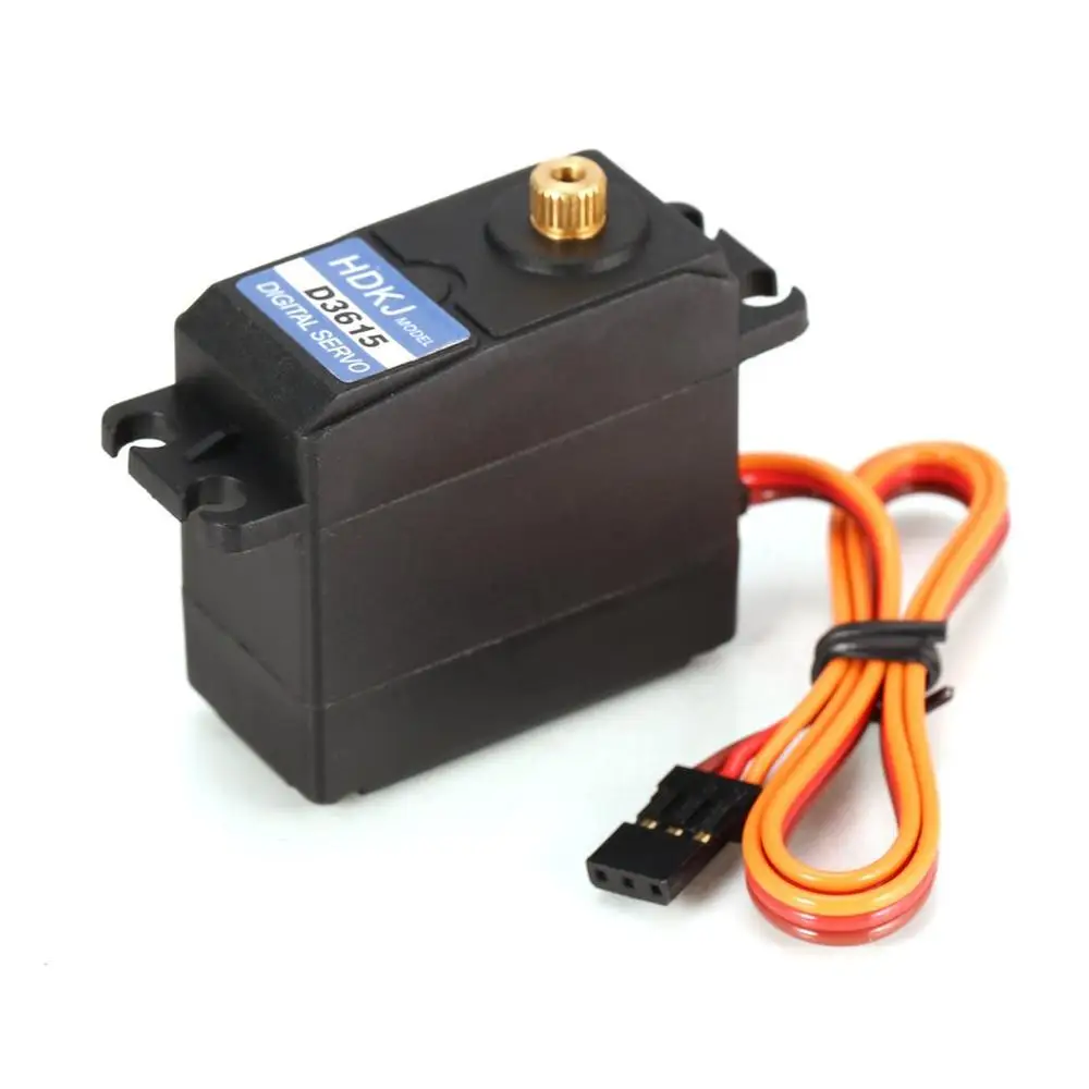 

4PCS HDKJ D3615 High Performance Mini size Digital Metal Gear Servo 4.8-7.4V 15kg 0.16/0.14 Sec/60 Degree for DIY RC Car Boat