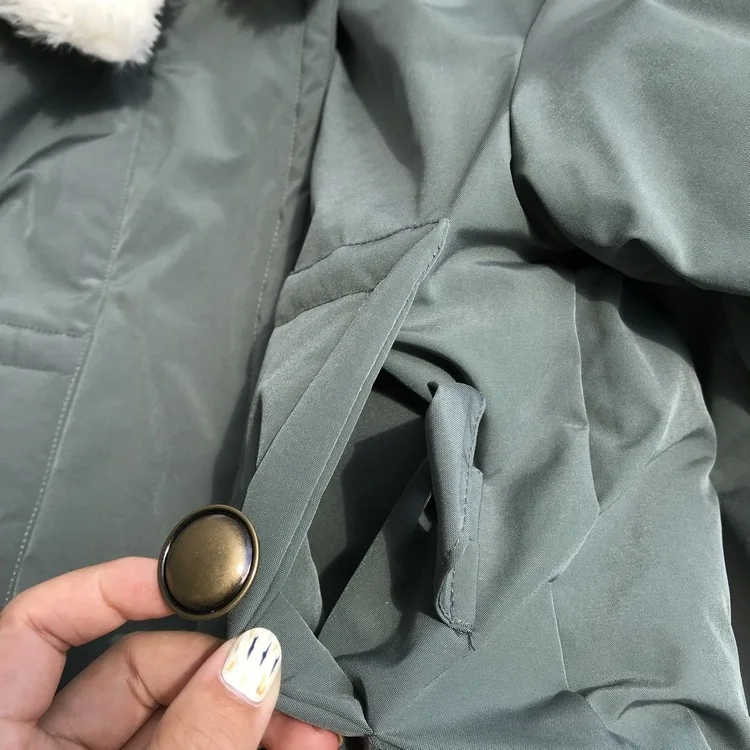 Winter New Pure Color Thickened Short Cotton Jacket Lamb Wool Bread Clothes for Women Chaquetas Mujer Invierno