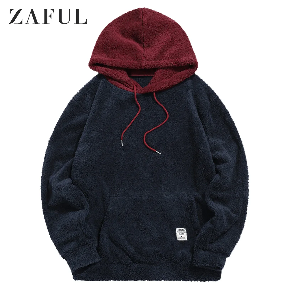 men fuzzy hoodie