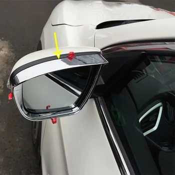 

2PCS Rainproof Car Rear View Mirror Sticker Rain Eyebrow Auto Mirror Rain Shield Shade Cover For Nissan Qashqai 2018 2019