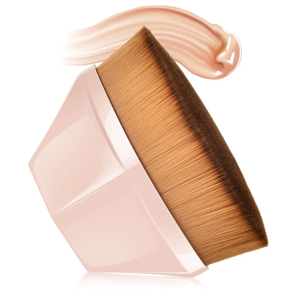 

Hot Single Six Corners Powder Makeup Brushes Diamond Cosmetic Hexagon No Trace Foundation Brush Silicone Make Up Brushes
