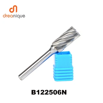 

2pcs/lot B122506 cylinder with end cut 12*25mm carbide rotary burr file cutter grinding and abrasive tools milling bits