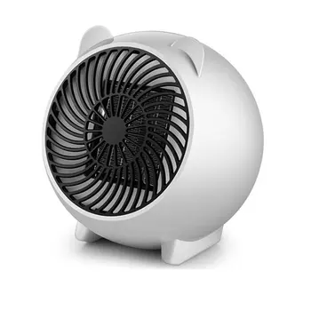 

Mini 250W Space Heater Portable Winter Warmer Fan Personal Electric Heater for Home Office Ceramic Small Heaters US/ EU Plug