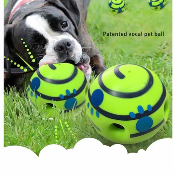 

Interesting toy dog on pet sofa Interactive Vocal Ball Squeaking Sounding Dog Chewing Dog Tooth Ball Clean Strong Rubber Ball