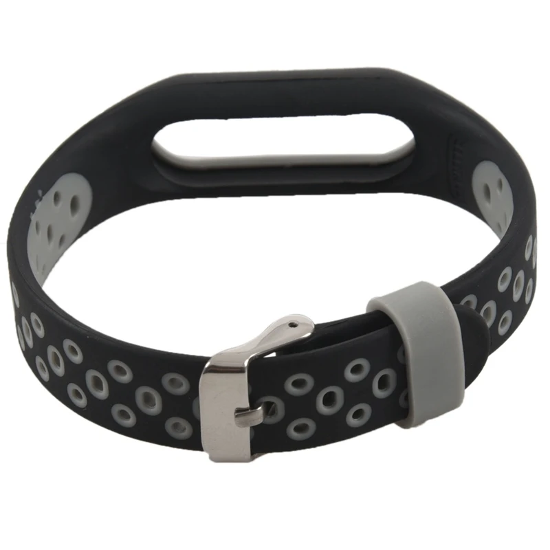 ABKT-легкий вентилируемый TPE ремешок на запястье браслет для Mi Band 2