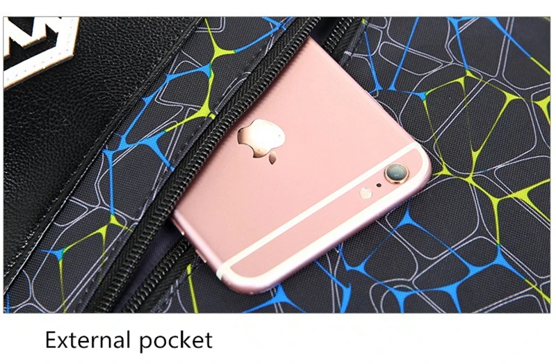 Quality Nylon School Bags Fashion Camouflage Kids Backpack For Teenagers Girls Boys Schoolbag Three-piece Travel Laptop Backpack